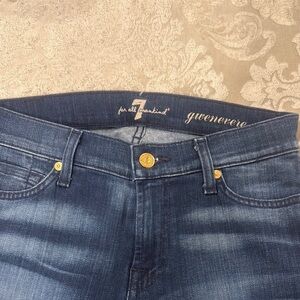 7 For All Mankind Women's Blue Jeans
